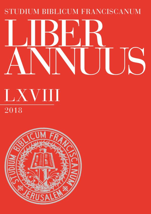 Liber Annuus 68 2018
