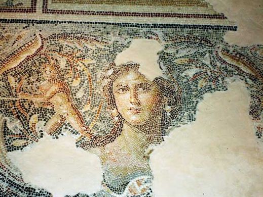 Sepphoris. Villa romana. Particolare del mosaico