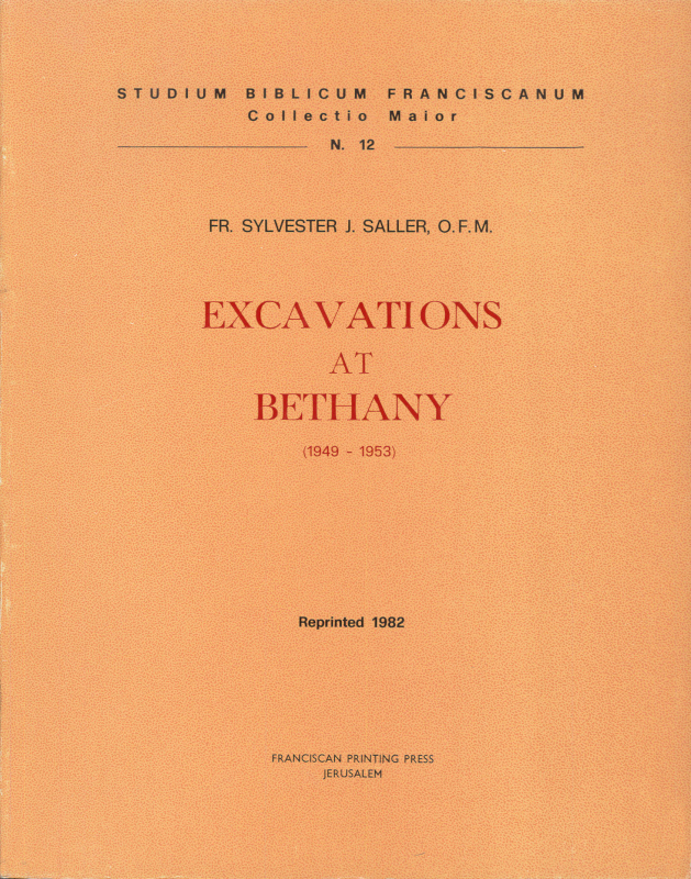 Saller, Excavations at Bethany