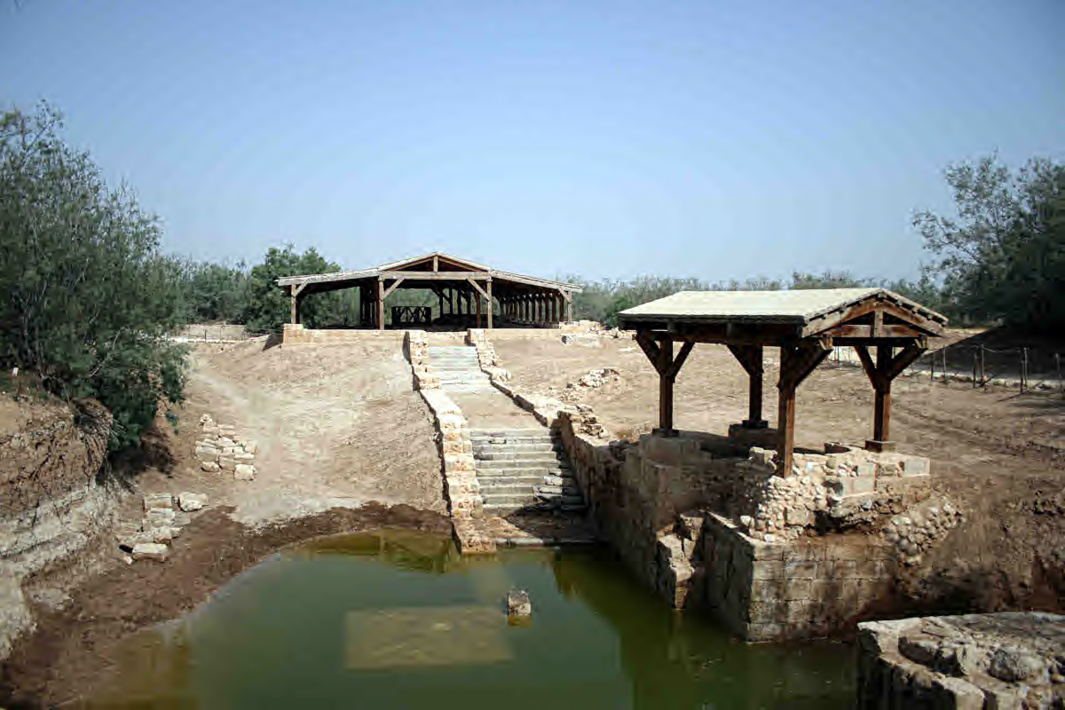 Sapsafas - Wadi Kharrar. Sito del battesimo