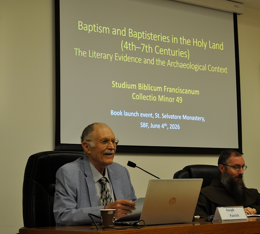 Joseph Patrich (professore emerito della Hebrew University of Jerusalem e autore del volume)