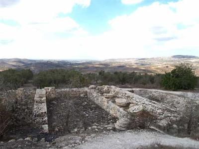 Sebaste. Fondazioni del tempio erodiano