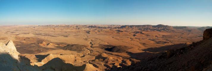Makhtesh Ramon - Tramonto Ingrandita