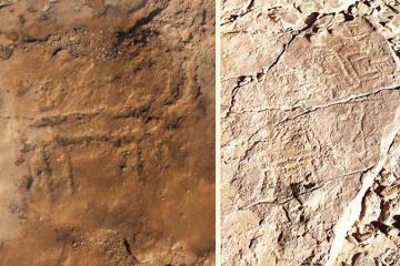 Tempio dei Leopardi - Graffiti