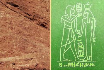 Timna - Incisioni egizie