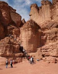 Timna - Percorso a lato del Tempio di Hathor